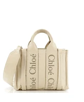 Pre-Owned Chloe Small Woody Convertible Tote Recycled Nylon