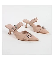 Archer Double Buckle Mule Heel