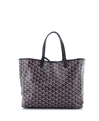 Pre-Owned Goyard Pm Saint Louis Tote Claire Voie Coated Canvas