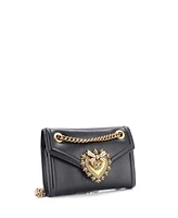 Pre-Owned Dolce & Gabbana Mini Devotion Crossbody Bag Leather