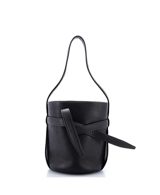 Pre-Owned The Row Mini Leo Bucket Bag Leather