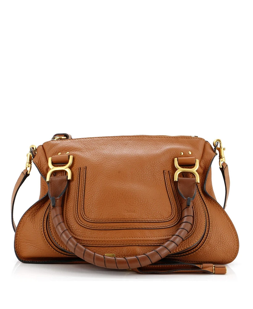 Pre-Owned Chloe Medium Marcie Satchel Leather