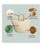 Balance Flow Handmade Sisal Straw Basket Tote