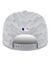 New Era Men's Gray Boston Red Sox 2025 Mlb Clubhouse 9SEVENTY Stretch-Snap Hat