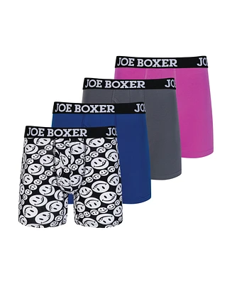 Joe Boxer Men's 4-Pack Stretch Brief