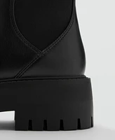 Mango Women's Buckled Chelsea Boots