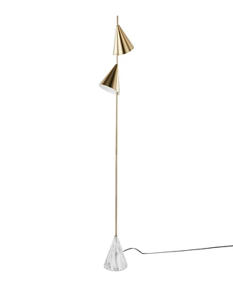 LumiSource Cone 65" Metal Floor Lamp