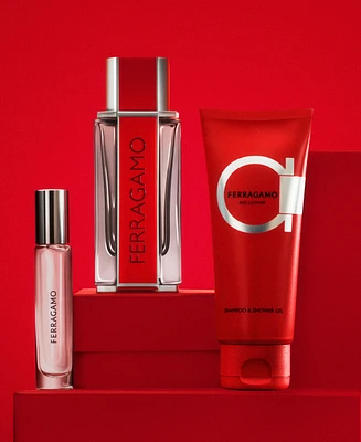 Salvatore Ferragamo Men's 3-Pc. Ferragamo Red Leather Eau de Parfum Gift Set
