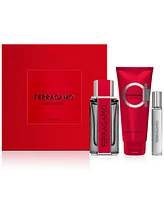 Salvatore Ferragamo Men's 3-Pc. Ferragamo Red Leather Eau de Parfum Gift Set