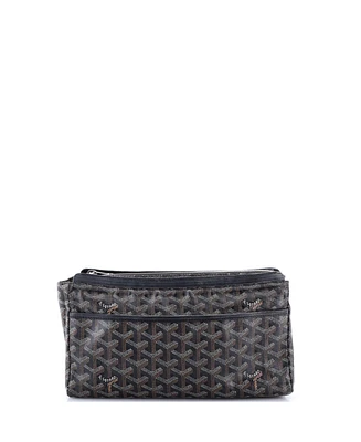 Pre-Owned Goyard Gm Miroir Toiletry Bag Coated Canvas