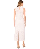 Vince Camuto Women's Sleeveless Textured-Lace Maxi Dress