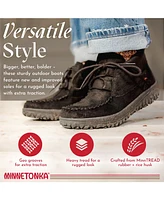 Minnetonka Women's Tealey Lace-up Suede Ankle Boots