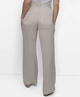 Dkny Women's High-Rise Wide-Leg Trousers