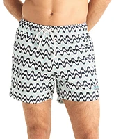 Nautica Men's Squiggly Graphic Swim Trunks