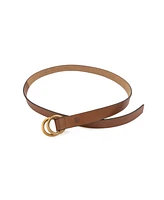 Michael Kors 25mm Double Ring Leather Belt
