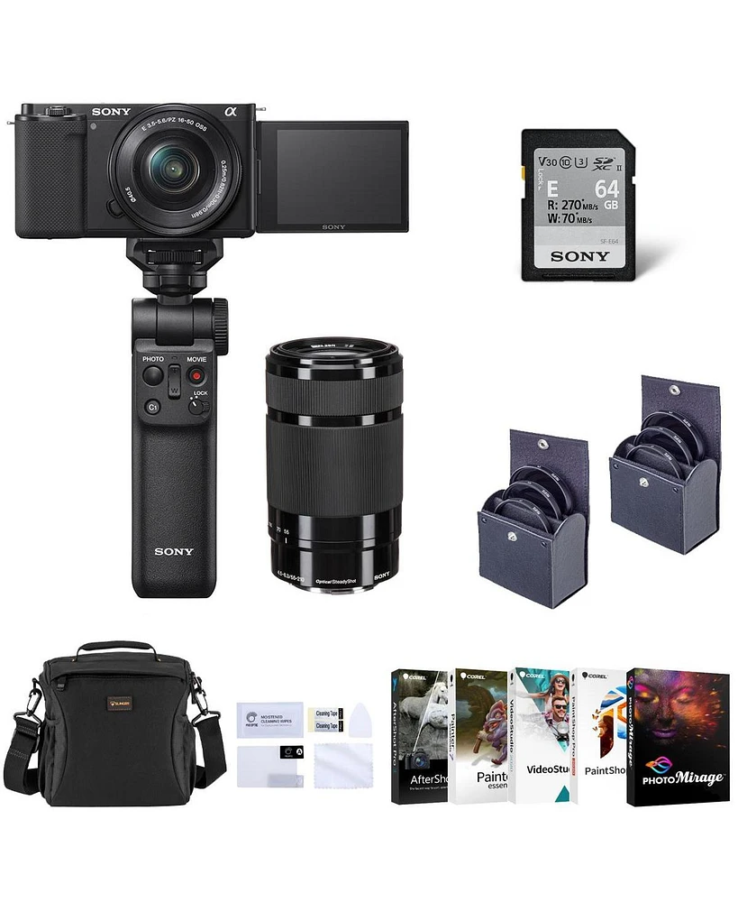 Sony Sony Zv-E10 Mirrorless Vlog Camera with 16-50mm Lens, Black