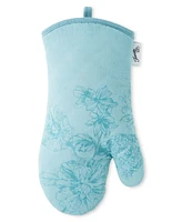 Fiesta Botanical Floral Cotton Oven Mitt, 7" x 13"