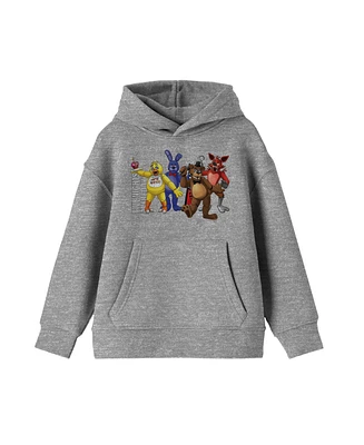 Five Nights at Freddy's Boys Freddy And Friends Heather Grey Sweatshirt