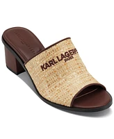 Karl Lagerfeld Paris Women's Harford Open Toe Mule Sandals