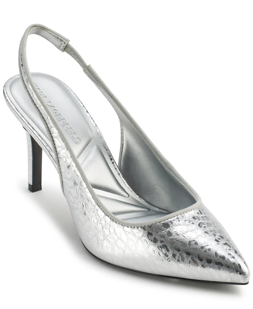 Karl Lagerfeld Paris Women's Rosalyn Slingback Pumps