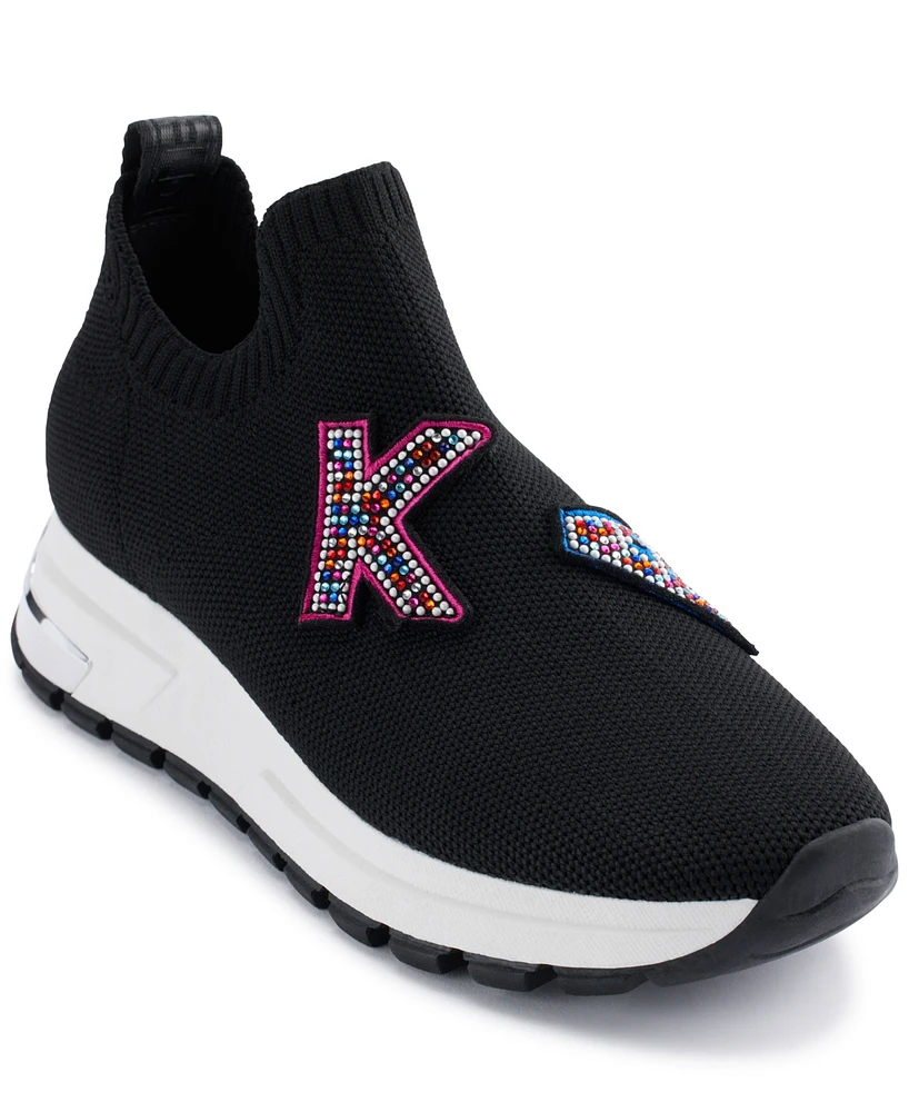 Karl Lagerfeld Paris Women's Mirren Patch Slip-On Sneakers
