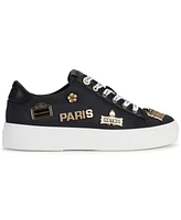 Karl Lagerfeld Paris Women's Cate Rue Pins Lace-Up Sneakers