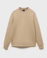 Mango Men's Regular-Fit Cotton Sweatshirt
