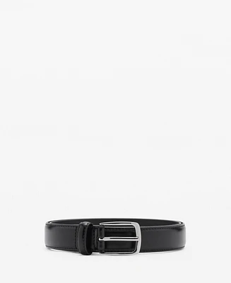 Mango Men's Nappa Leather Belt