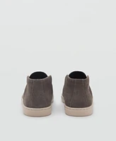 Mango Men's Casual Suede Leather Ankle Boots