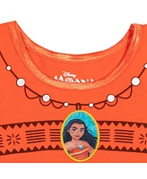 Disney Princess The Little Mermaid Moana Princess Rapunzel Tulle Dress and Headband