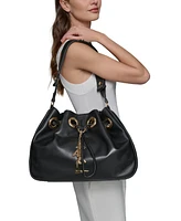 Karl Lagerfeld Paris Desiree Large Leather Hobo