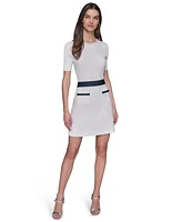 Tweed a-line skirt