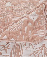 Greenland Home Fashions Marina Woven Jacquard Reversible -Pc. Coverlet Set