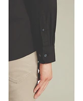 Charles Tyrwhitt Men's Collarless Stretch Washed Oxford