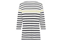 Olsen Women's Striped Boat Neck T-Shirt