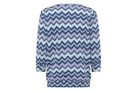 Olsen Women's Chevron Print Tunic T-Shirt