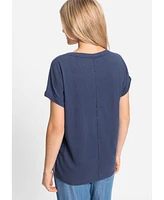 Olsen Women's Foil Print T-Shirt