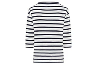 Olsen Women's Nautical Striped Jersey Top