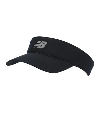 New Balance Men's Flying Logo Black Performance Visor