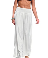 Cupshe Women's Saltwater Dreams White Cover-Up Pants