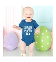 Sweet Wink Baby Boys Chillin With My Peeps Easter Short Sleeve Bodysuit