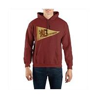 Harry Potter Men's Gryffindor Pennant Pullover Hooded Sweatshirt-x-Large