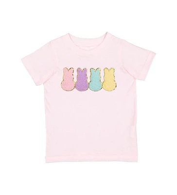 Sweet Wink Baby Girls Easter Peeps Patch Short Sleeve T-Shirt