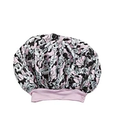 Disney Minnie Mouse All-Over Print Pink Satin Bonnet