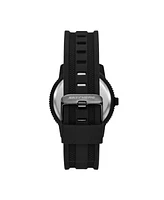 Skechers Men's Lachman Three-Hand Date, Black Alloy Watch