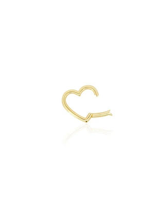 The Lovery Gold Heart Charm Holder 14K Gold