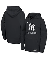 Nike Big Boys and Girls Navy New York Yankees Authentic Collection Performance Pullover Hoodie