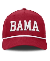 Fanatics Men's Crimson Alabama Crimson Tide Foul Ball Rope Adjustable Hat