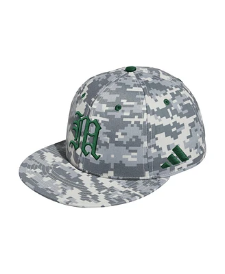 Adidas Men's Camo Miami Hurricanes On-Field Fitted Baseball Hat