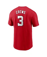Nike Men's Dylan Crews Red Washington Nationals Fuse Name Number T-Shirt